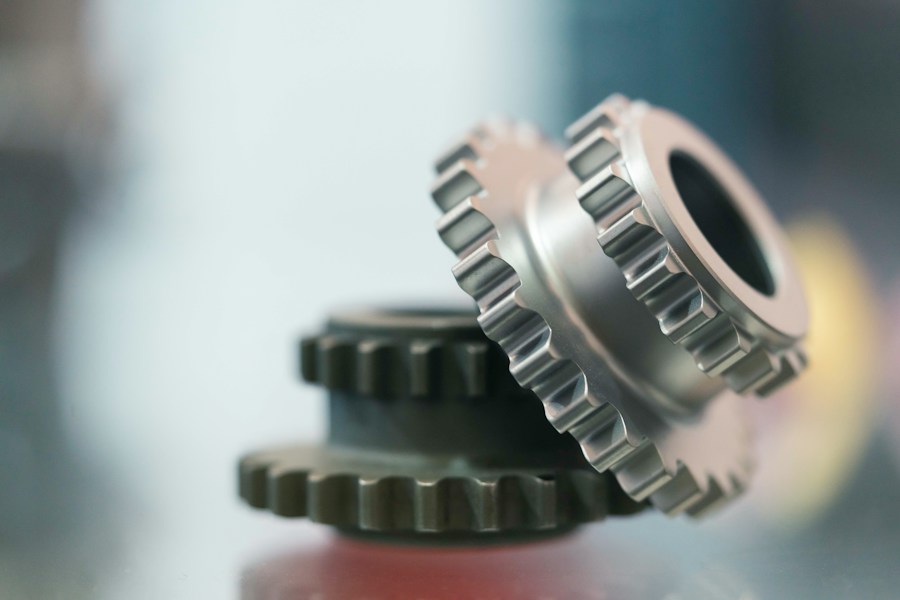Precision machined steel gear components